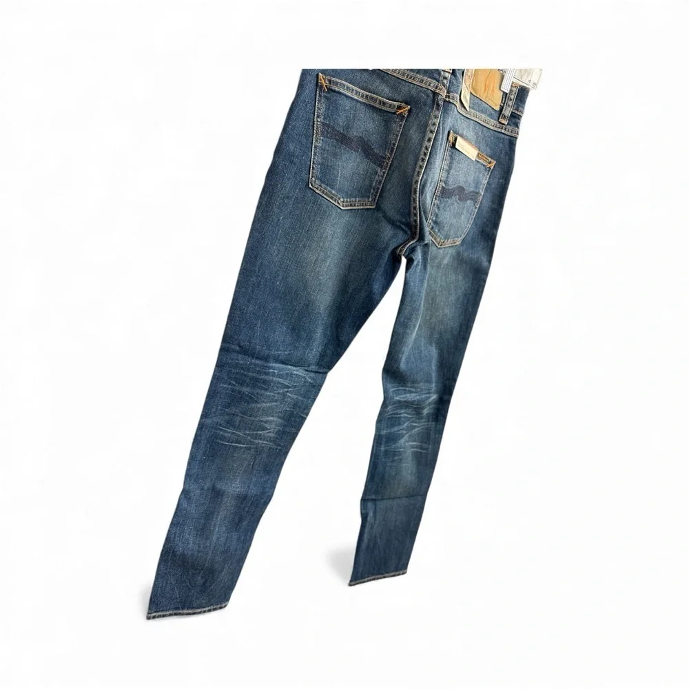 Nudie Jeans Dark Blue Slim Fit Denim